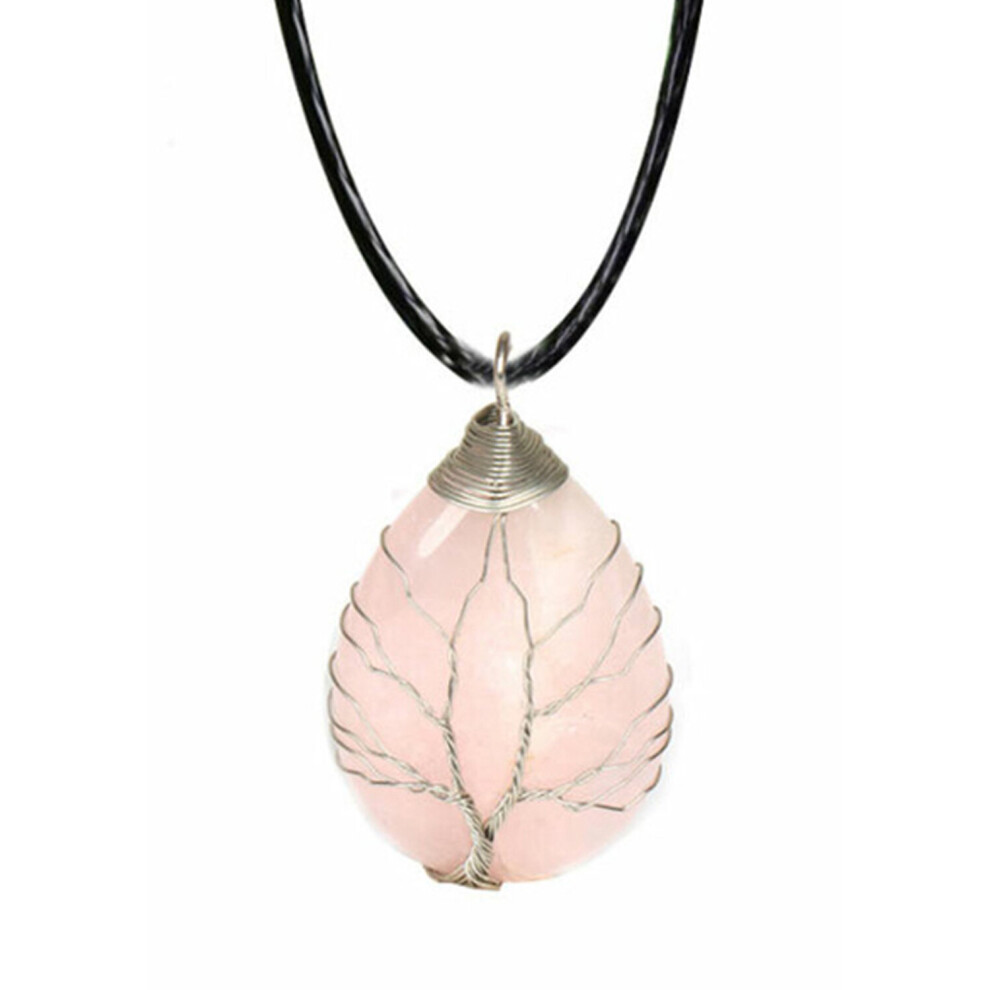 (Pink) Tree of Life Pendant Necklace