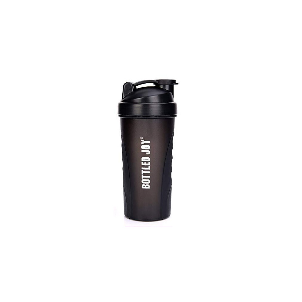 Vennerli Protein Shaker Bottle 800Ml Shaker Cup With Mixer Ball Bpa Free Plastic Leakproof Sports Water Bottle For Fitness Sports And Travel Non-Slip Mix