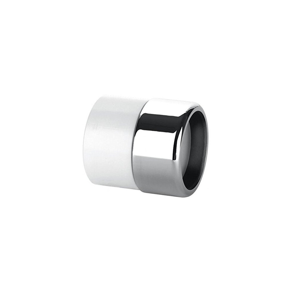 Mcalpine Abs32/35G-Cb Straight Chrome Plated Brass X Abs Connector, White