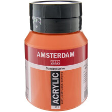 Amsterdam Acrylic Colour 500ml bottle VERMILLION