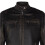(M) Men's Black  Casual Zipped Racing Biker Jacket 4
