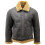 (2XL) Mens RAF Real Sheepskin Flying Leather Jacket 5