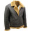 (2XL) Mens RAF Real Sheepskin Flying Leather Jacket 2