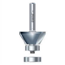 Trend 46/3X1/4TC Bevel Trimmer 20 mm Diameter 14mm Length, Silver