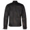 (S) Men's Black  Casual Zipped Racing Biker Jacket 3