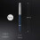 Parker Parker 51 Fountain Pen | Midnight Blue Barrel with Chrome Trim | Fine Nib with Black Ink Cartridge | Gift Box 3