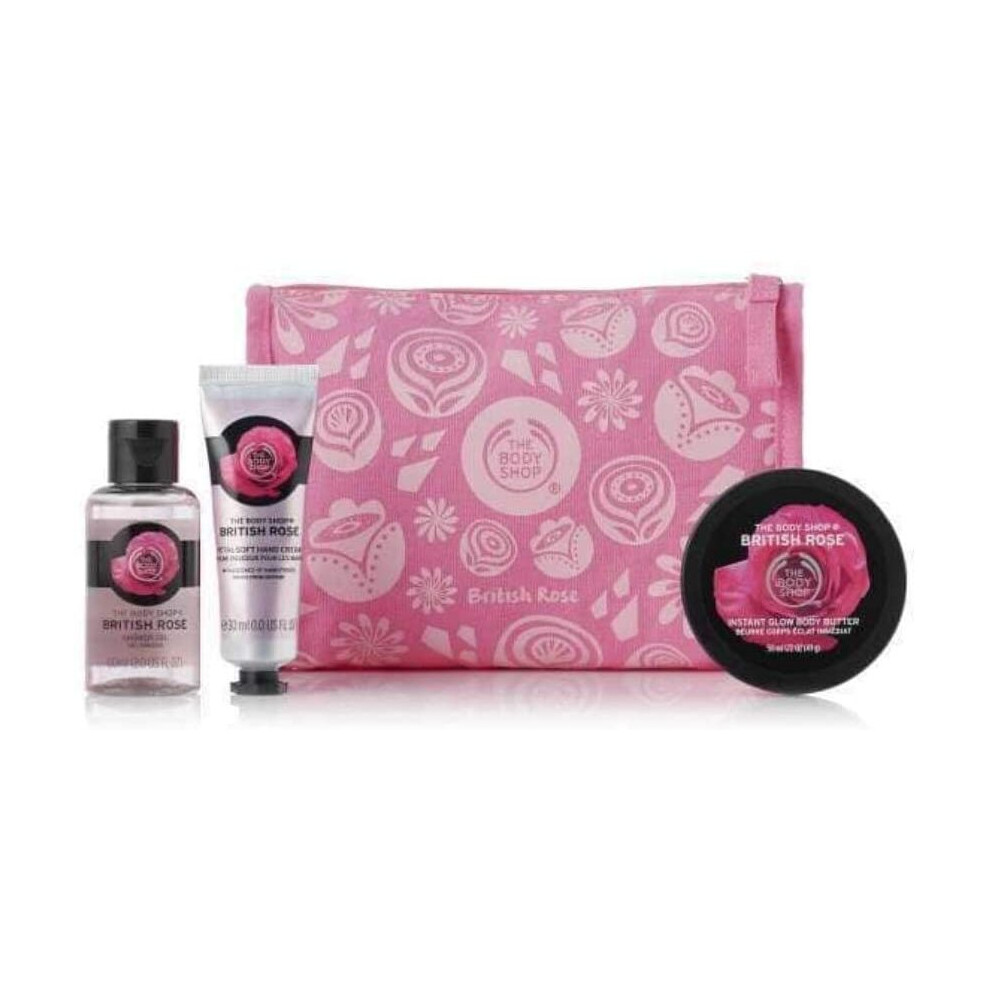 Body Shop Soft British Rose Delights Bag