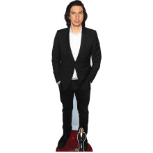 Star Cutouts Ltd CS818 Adam Driver Gift Part Decoration Birthday Supplies Celebrity Cardboard Cutout Amazing Quality Photo Image, Multicolor