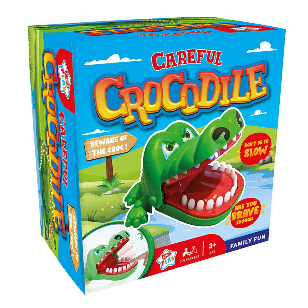 Kids Play Careful Crocodile Beware the Croc Family Fun Game 2-4 Players Age 3+