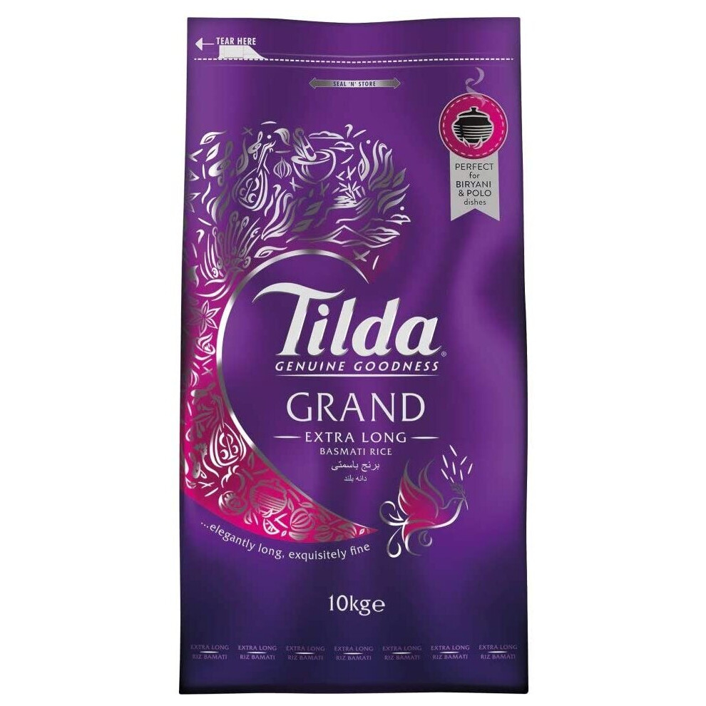 Tilda Grand Extra Long Basmati Rice 10Kg