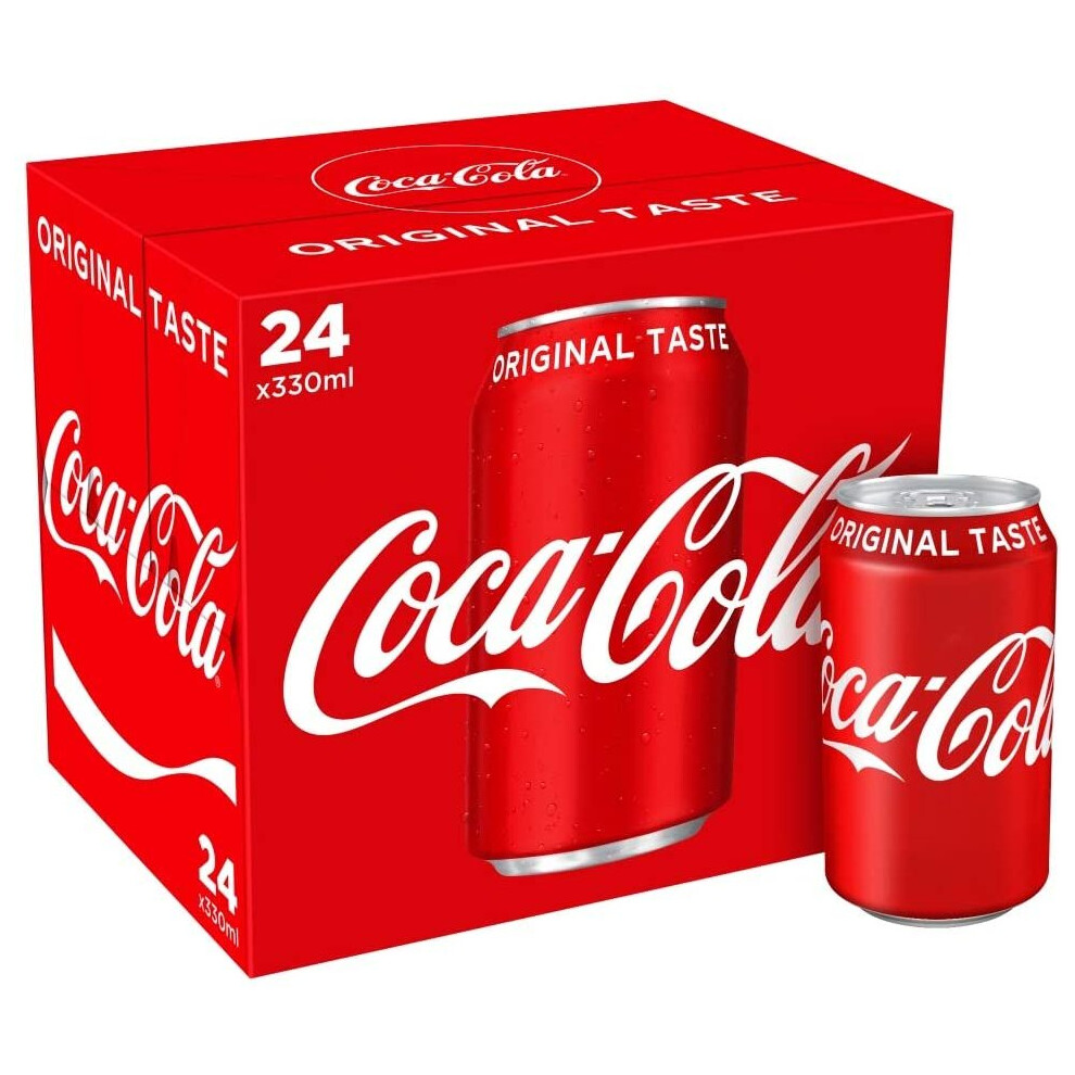 Coca Cola Coca-Cola Original Taste Cans, 24 X 330Ml