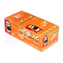 ZIG-ZAG LIQUORICE flavour GUMMED Rolling Paper box of 50