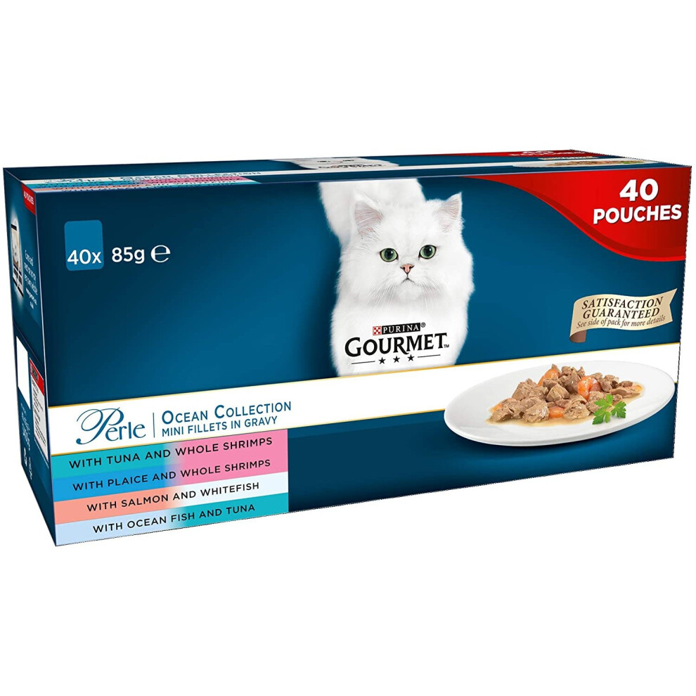 Purina Gourmet Perle Cat Food Ocean Collection, 40 X 85G
