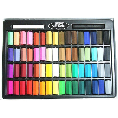 Mungyo Soft Pastel 64 Color Set Square Chalk 1