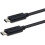 Techgear TECHGEAR USB-C to USB-C 3.1 10Gbps Fast Charging & Data Transfer Cable (3.3ft/1m) Both Ends USB Type C, Compatible with MacBook Pro, iPad Pro 11 / Pro 2
