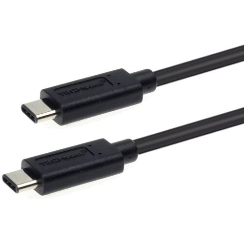 Techgear TECHGEAR USB-C to USB-C 3.1 10Gbps Fast Charging & Data Transfer Cable (3.3ft/1m) Both Ends USB Type C, Compatible with MacBook Pro, iPad Pro 11 / Pro 1