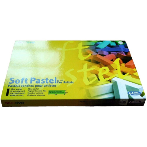 Mungyo Soft Pastel 64 Color Set Square Chalk 2
