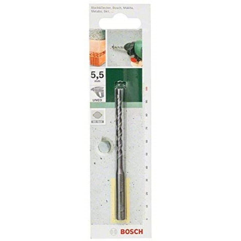 Bosch 2609256902 Concrete Drill Bit (SDS-Quick 5.5x55x100 for Bosch UNEO)