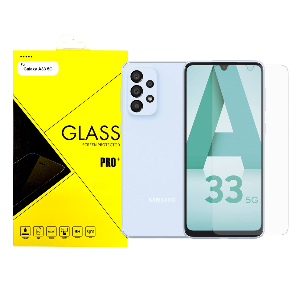 For Samsung Galaxy A33 5G Tempered Glass Screen Protector Clear 304063162669