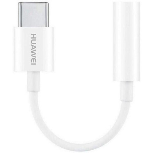 Huawei HUAWEI USB-C to 3.5 mm Earphone/Headphone Audio Jack Adapter - White