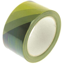 Faithfull TAPEHAZBY Hazard Warning Safety Tape - Black/ Yellow