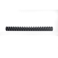 GBC 4028602 CombBind Binding Combs, 22 mm, 195 Sheet Capacity, A4, 21 Ring, Black, Pack of 100
