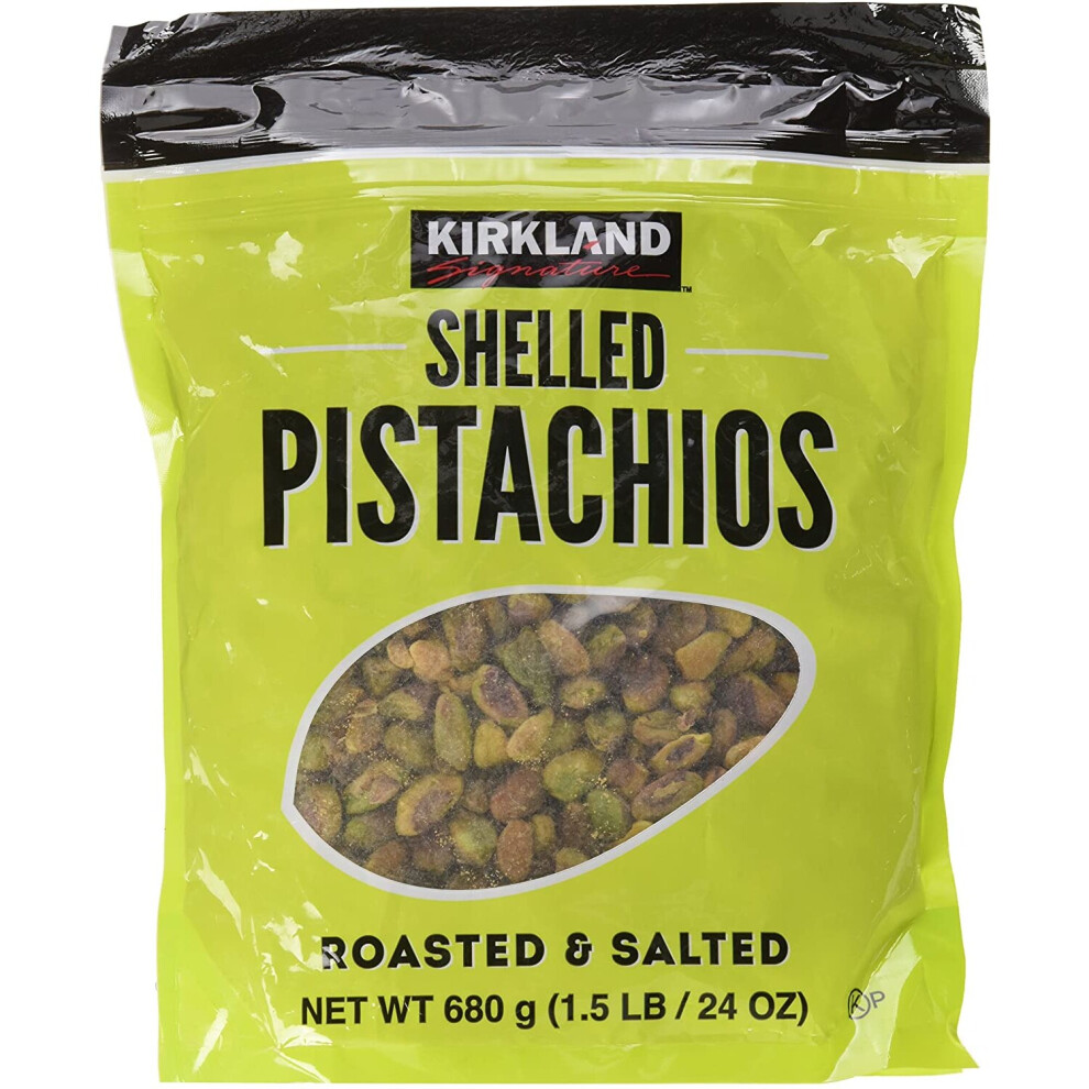 KIRKLAND SIGNATURE Shelled Pistachios Roasted & Salted - 680G