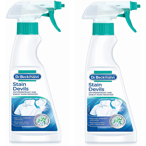 Dr Beckmann Dr Beckmann Stain Devils Antiperspirant & Sweat Mark Remover Spray (2 x 250ml)