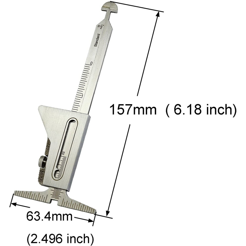 Hi Lo Welding Gauge Gage Test Ulnar Welder Inspection Gauge Both Inch And Metric 707242431295
