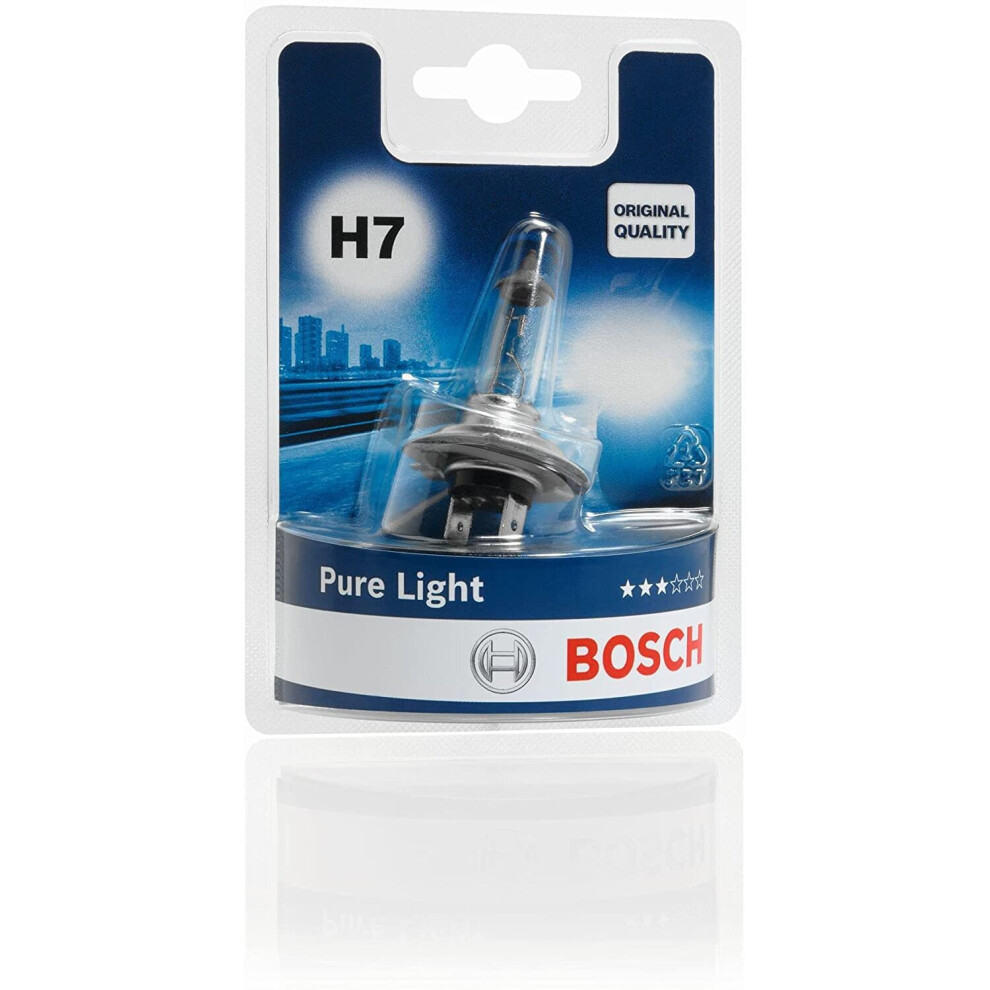 Bosch Head Bulb Pure H7 12V 55W Px26d (Bulb X1) Light