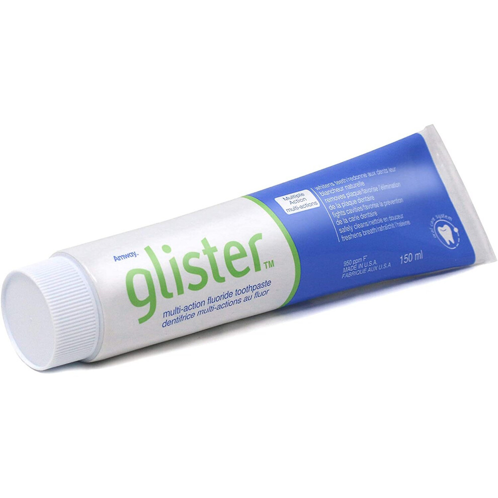 GLISTER Amway Multi-Action Flouride Toothpaste 150ml / 200g, Whiten Teeth, Remove Stains