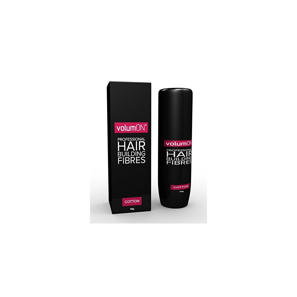Volumon Brown Professional Hair Building Fibres- Hair Loss Concealer- Keratin- 28G- Get Upto 30 Uses- Choose From 8 Colour Shades (Medium )