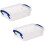 Really Useful Really Useful Boxes 0.35 Litre Rectangle Really Useful Box Clear Pack of 2 1