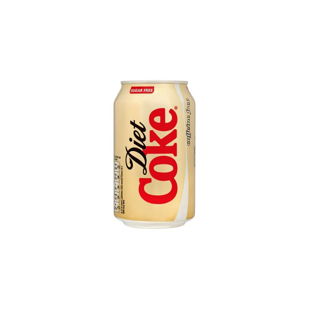 Coca Cola Diet Coke Caffeine Free 330Ml Case Of 24