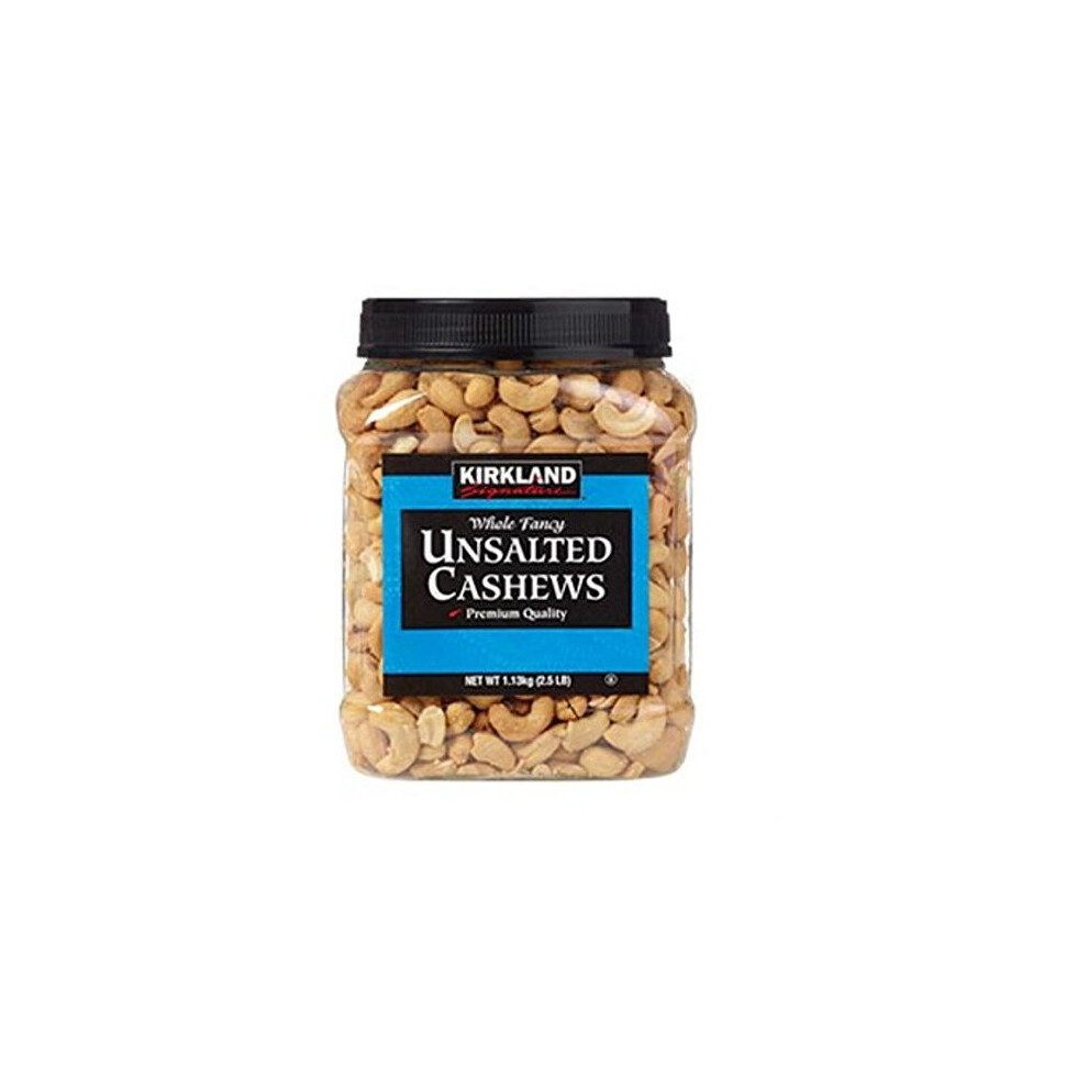 Kirkland Signature Unsalted & Roasted Cashews, 1.13kg