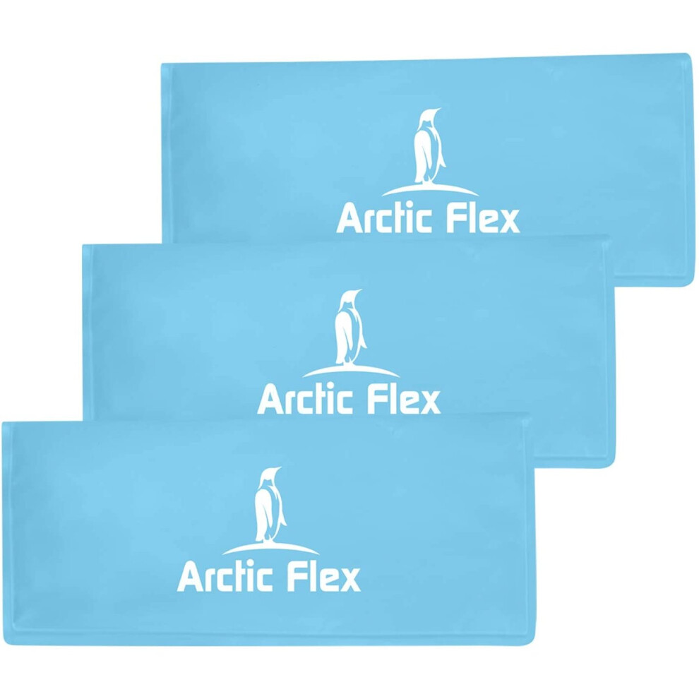 Arctic Flex Gel Replacement Packs - Sized for Knee Ice Brace - Cold and Hot Therapy for Injuries, Pain Relief, Swelling - for Reusable Compression