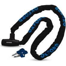 Oxford Unisex's GP Chain8 1.2m X 8mm-Round, Black