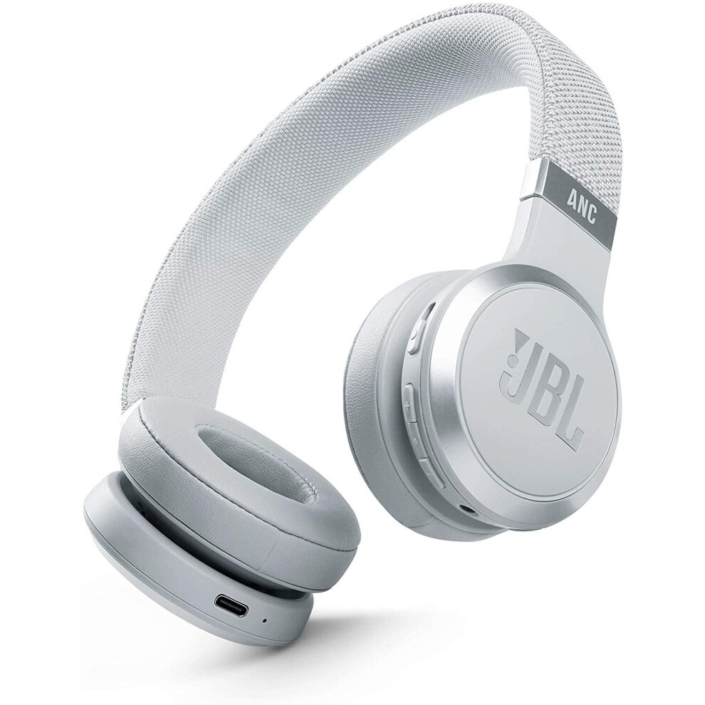 Jbl Live 460Nc Wireless On-Ear Bluetooth Headphones - White
