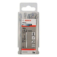 Bosch 2608595063 Din338 HSS-G Metal Drill Bit, 5.2mm x 52mm x 86mm, Silver
