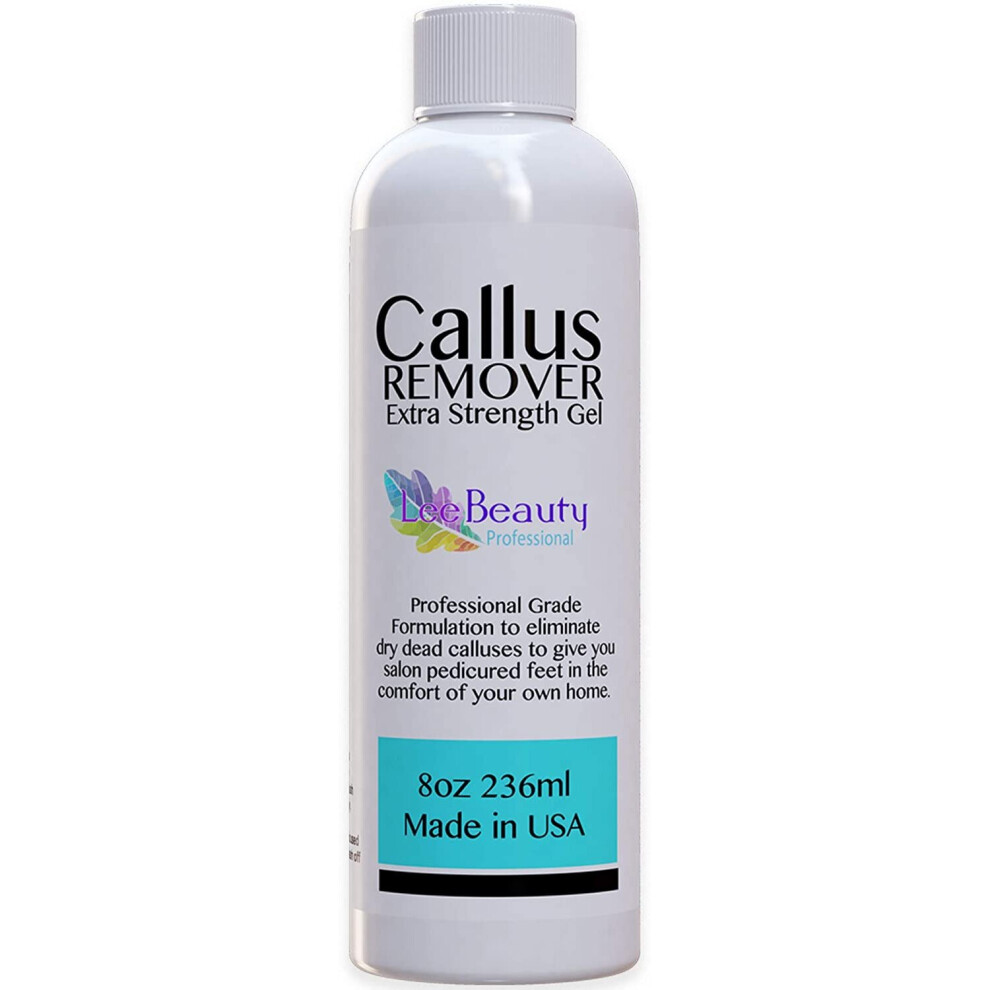 Lee Beauty Best Callus Remover, Callus Eliminator, Liquid & Gel For Corn And Callus On Feet, Does Better Job Than Electric Shaver & Foot Scrubber.