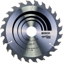 Cirkelzaagblad 24 Tanden BOSCH 2608640610