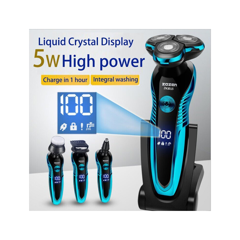 Intelligent Digital Display 3D Electric Shavers Men's Beard