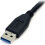 StarTech.com StarTech.com 0.5m (1.5ft) Black SuperSpeed USB 3.0 Cable A to Micro B - USB 3.0 Micro B Cable - 1x USB 3 A (M), 1x USB 3 Micro B (M) 50cm 3