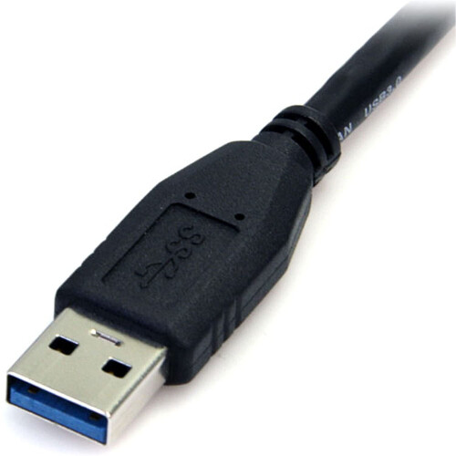 StarTech.com StarTech.com 0.5m (1.5ft) Black SuperSpeed USB 3.0 Cable A to Micro B - USB 3.0 Micro B Cable - 1x USB 3 A (M), 1x USB 3 Micro B (M) 50cm 2