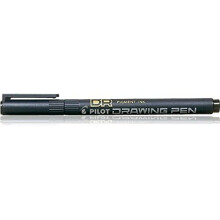 Pilot DR Drawing Pen 03 0.4 mm Tip - Black, Box of 12
