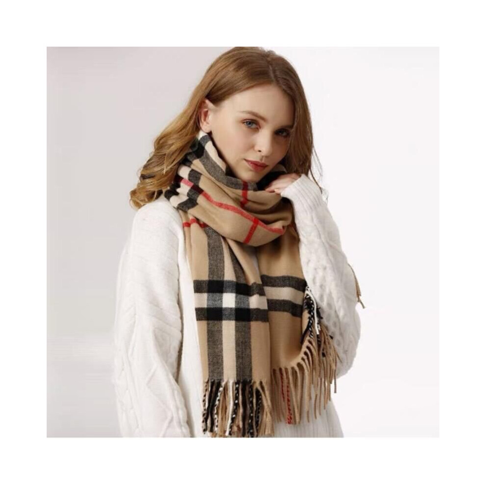 Burberry scarf thick hotsell