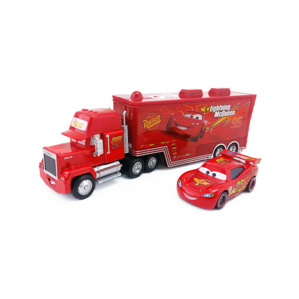 (#1) Pixar Cars Mack Lightning McQueen King Jackson Storm Truck Car Toy