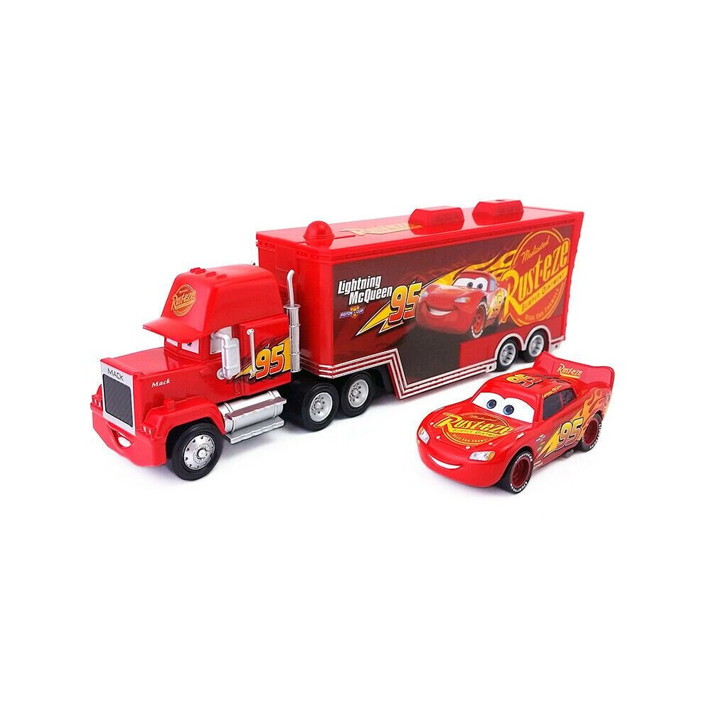 (#7) Pixar Cars Mack Lightning McQueen King Jackson Storm Truck Car Toy