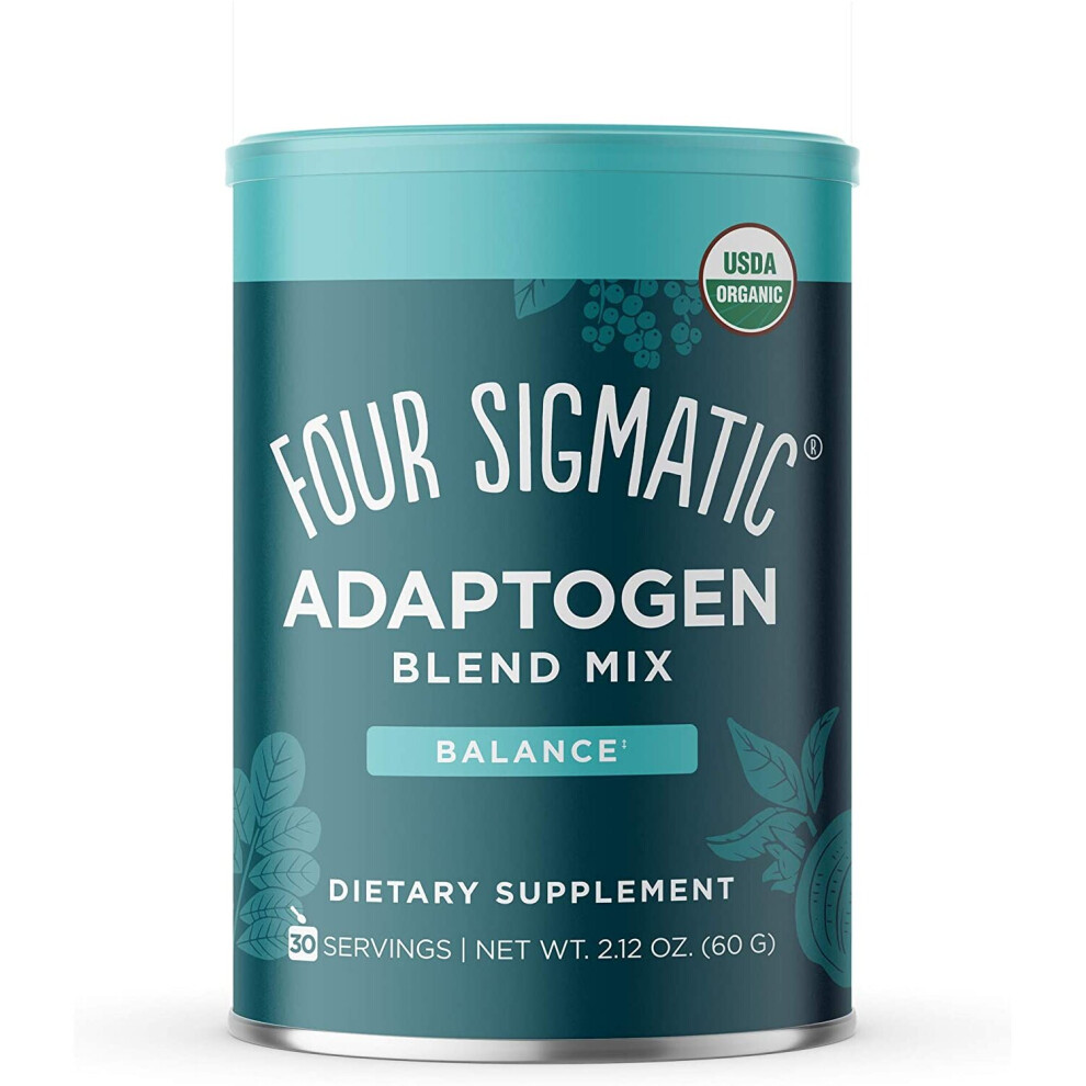 FOUR SIGMATIC Adaptogen Blend, Powder Canister 30 Servings, 60 g