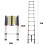 3.2M Portable Ladder Aluminum Multi-Purpose Telescopic Extendable UK 4